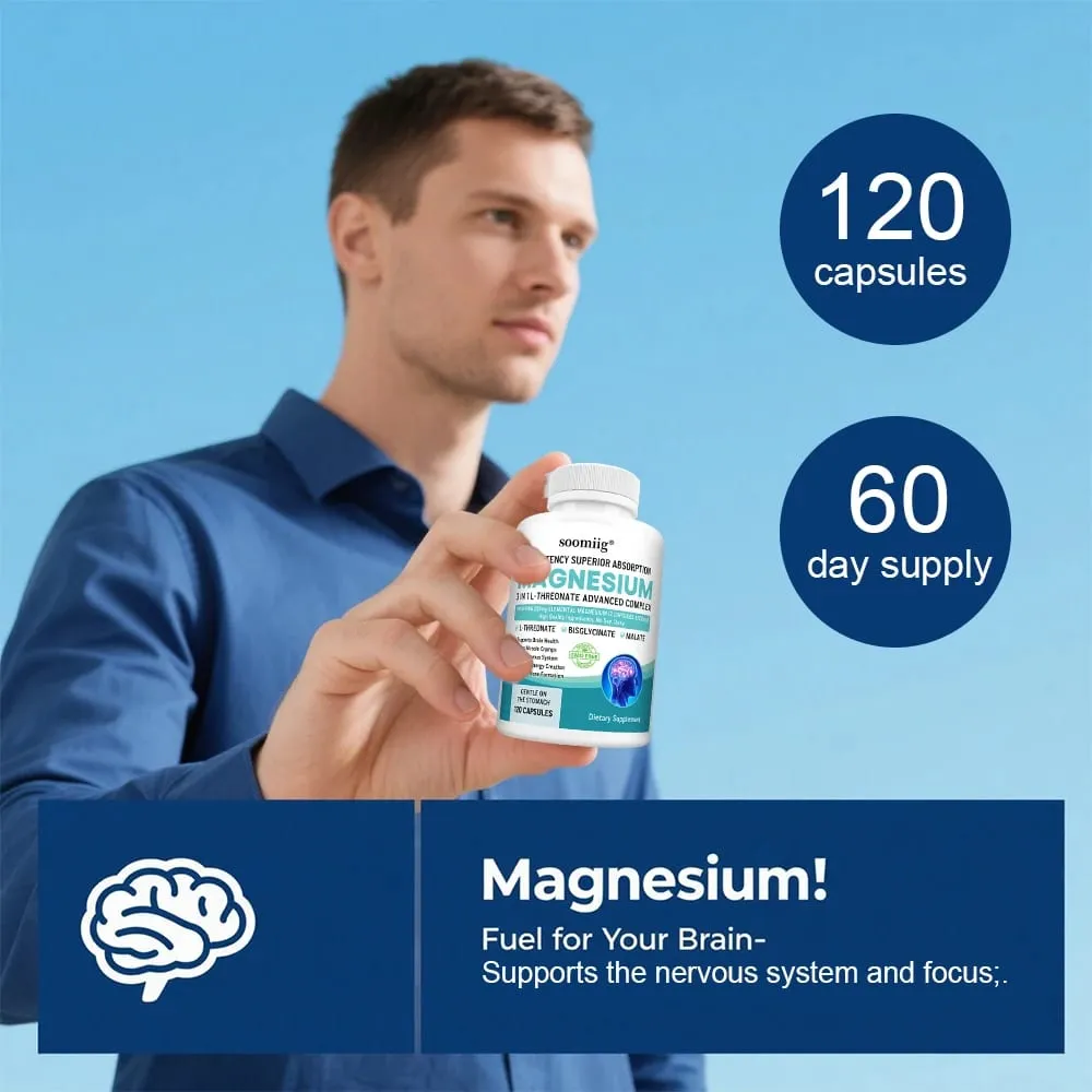 Magnesium L-Threonate+Glycinate+Malate - Improves Sleep Quality Supports Memory and Cognitive Function Promote Brain Health — image 7