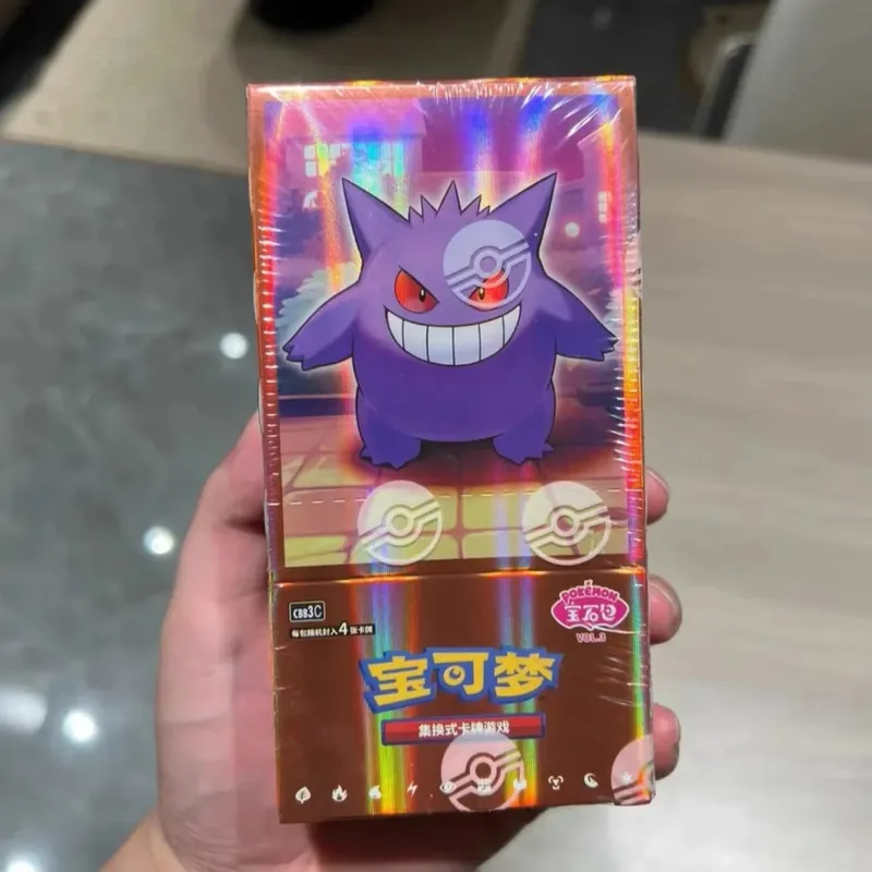 100% Orijinal Pokemon CSV9.5C Güçlendirici Kutusu Basitleştirilmiş Çin Pokemon Gem Paketi Vol 3 pokemon gem paketi vol.3 gempack vol.2