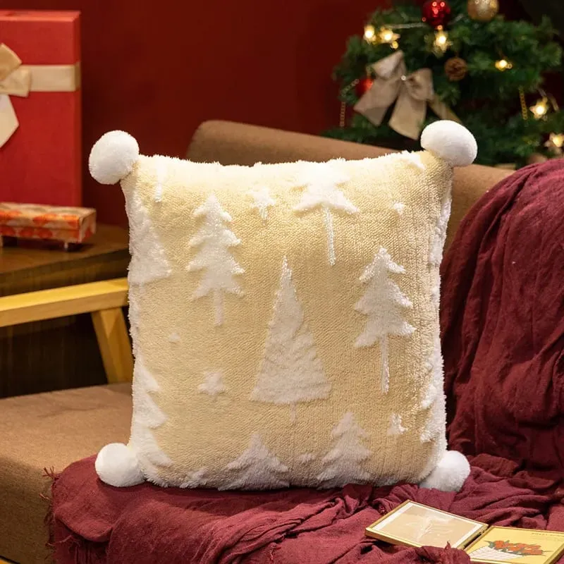 1PC Christmas Tree Stuffed Throw Pillow Sofa Cushion Home Christmas Party Winter Decor Gift — image 10