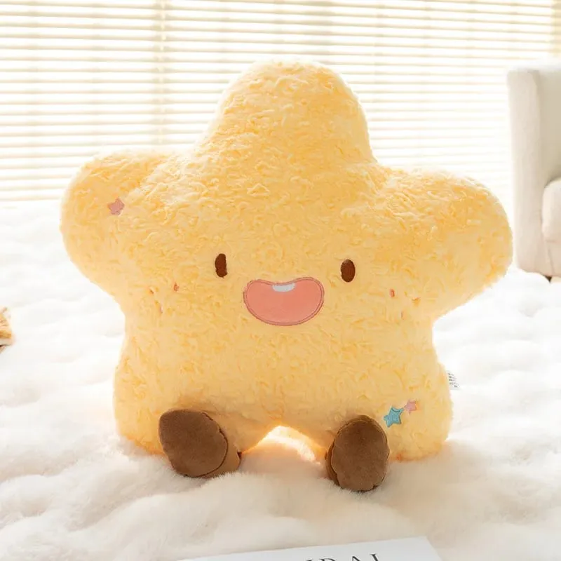 45cm Cute Rainbow Cloud Sun Moon Star Throw Pillow Cushion Rainbow Plush Toy Bedroom Decoration Doll Pillow Sofa Cushion