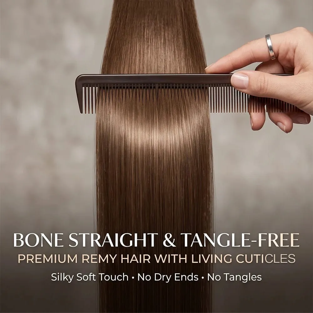 Colored 4A Medium Brown Tape In Hair Extensions 100% Human Hair Seamless Invisible 21Pcs/Pack 50g Remy Straight Brazilian 22 24 Inch Pure Human Hair For Women