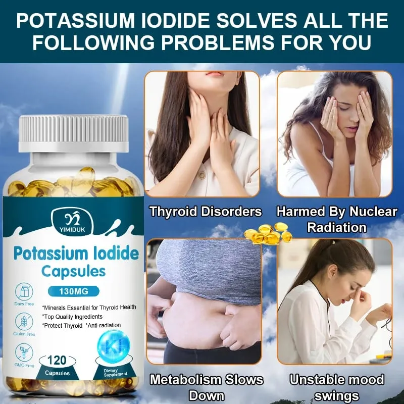 Kálium-jodid kapszula KI (stabil jód) 130 mcg naponta - Pajzsmirigy-támogató kiegészítő — image 5