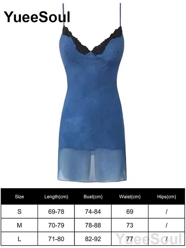 Blue Printed Mini Dress 2026 Summer New Elegant Party Birthday Evening Dresses Y2K Sweet Cute High Street Casual Women Dress — image 8