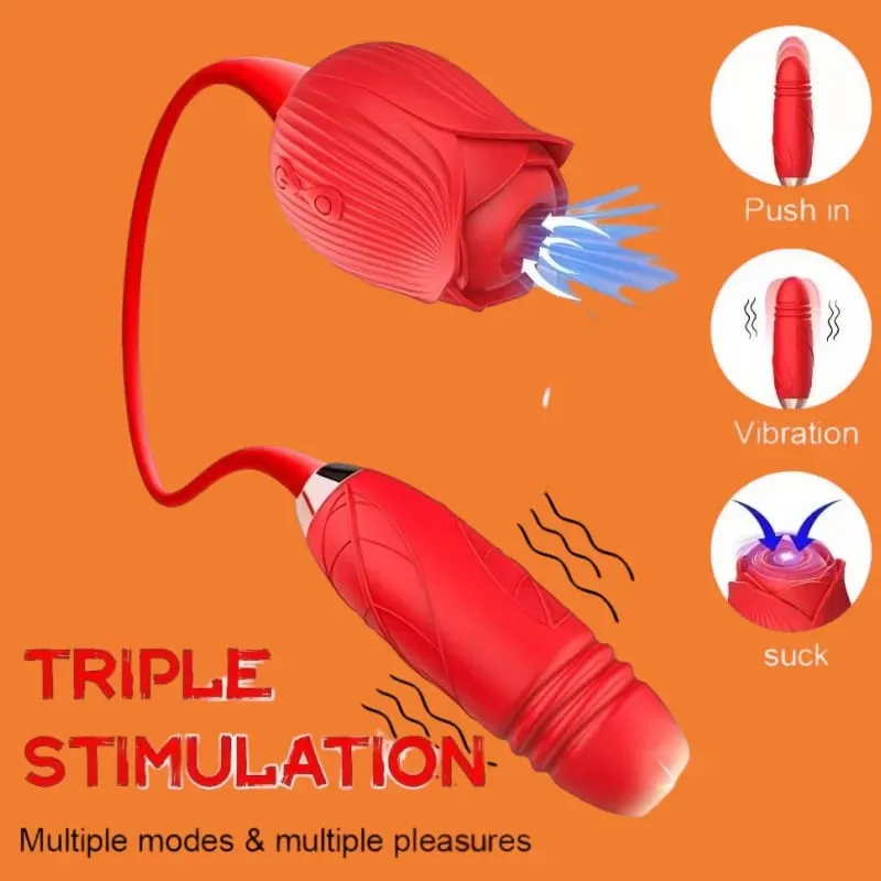 G-Spot Clitoral Sucking Vibrator Nipple Stimulator 10 Modes Rechargeable Waterproof Sex Toy for Women Couples