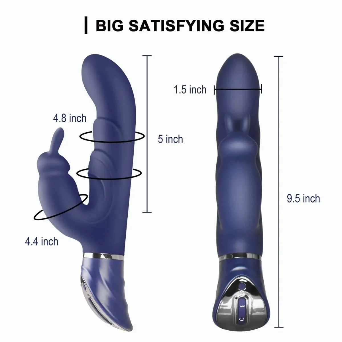 Women Dildo Rabbit Vibrator Powerful Vibration Clit G-spot Vaginal Nipple Stimulator Massager Female Orgasm Masturbator Sex Toys