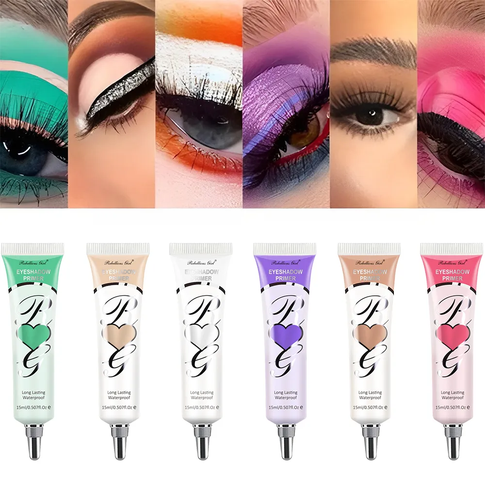 6 Colors Matte Eyeshadow Primer – Crease-Proof Oil-Control Eye Base Long-Lasting Smudge-Resistant Color-Correcting Primer — image 5