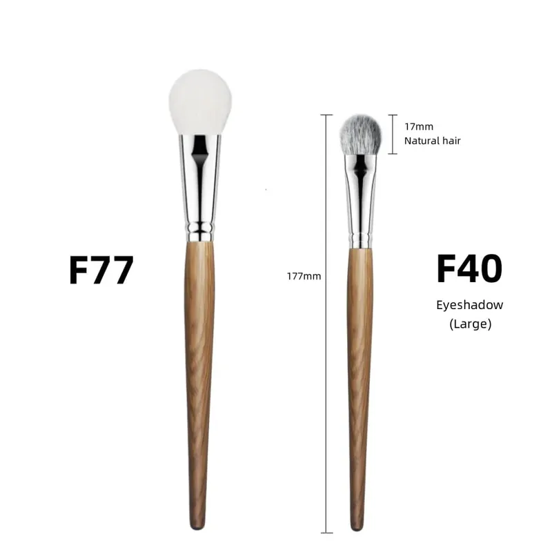 Natural Hair Blush Brush Face Highlighter Shadow Makeup Brushes Natural Goat Hairs Bronzer Pro Essential Cosmetic Tools