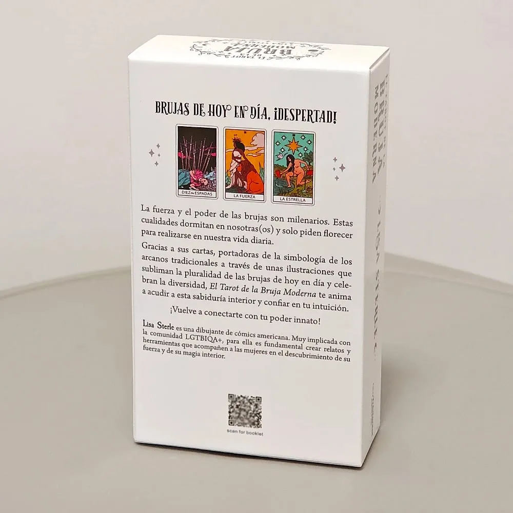 Modern Witch Tarot Deck in Spanish Language 10.3*6cm 78 Pcs Tarot Cards Combine with Diverse Bodies Up-to-the-minute Fashion — image 2