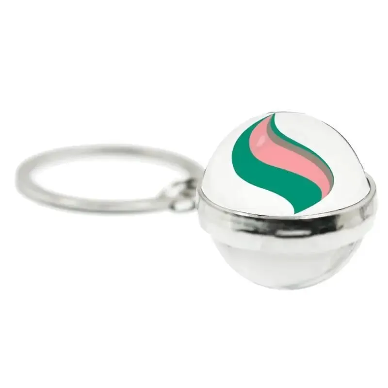Pokémon Mega Stone Keychain Anime Peripheral Creativity Exquisite Versatile Trend Spherical Keychain Cartoon Gift Accessories