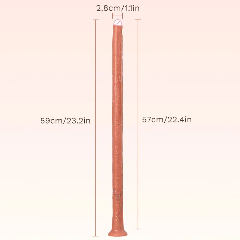 Realistic Long Dildo Penis Anal Vaginal Stimulator Liquid Silicone Dildos Sex Toys for Women Lesbian Couples Men Gay Adult Anal