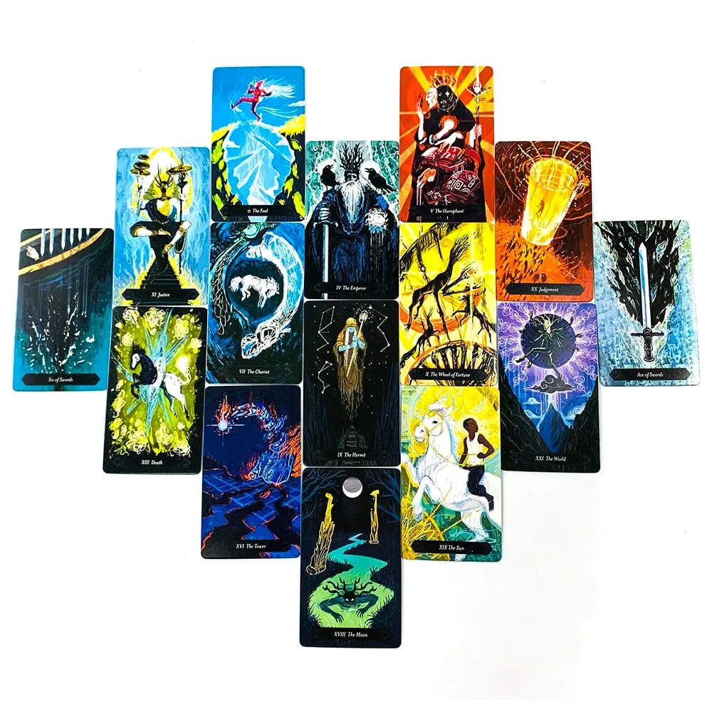 Das LUBANKO Tarot-Deck, mystisches Kunstwerk, langlebig und tragbar, Meditations- und Partyspiele, perfekt für spirituelle Führung und Sammler