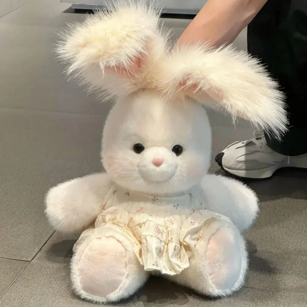 New Design Soft Rabbit Animal Pillow Cute 17.7inch Emotional Support with Long Ear Pillow — image 7