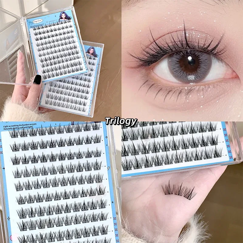 Die künstlichen Wimpern von Gege Bear ohne Gel lassen sich einfach in drei Schritten auftragen und haben natürliche Effekte, perfekt für Anfänger. Sie kommen mit S