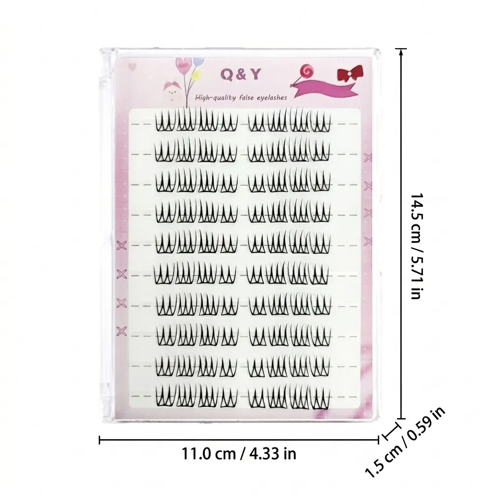 Women's Group 3.0 False Eyelashes Korean Natural Style Small Thin Fiber Lashes No Glue Needed C Curl Daily Eye Makeup Essentials — image 5