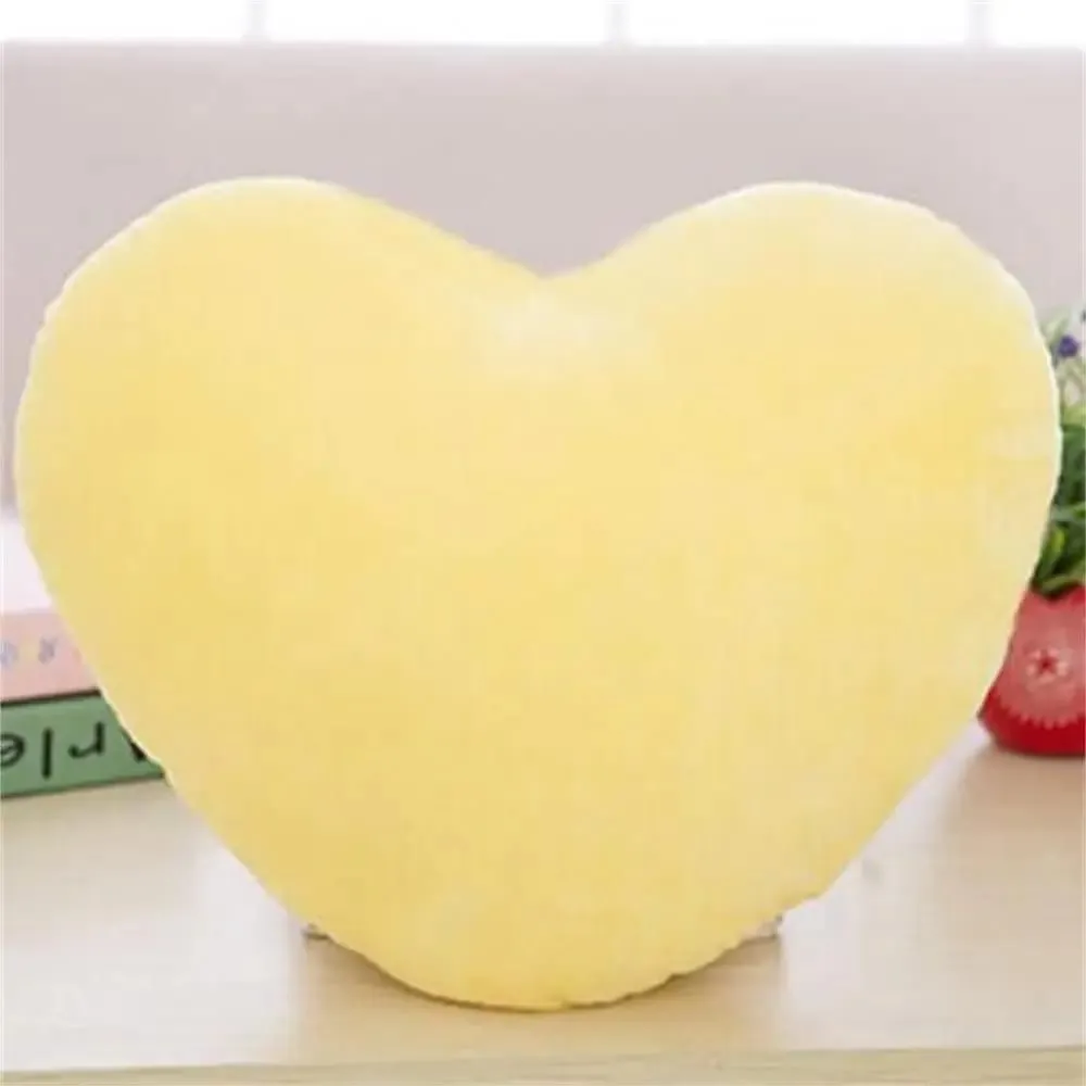 1PC New Heart Shape Soft Pillow Red Pink Color Stuffed Pillow Kawaii Home Decorative Lovely Gift for Birthday — image 12