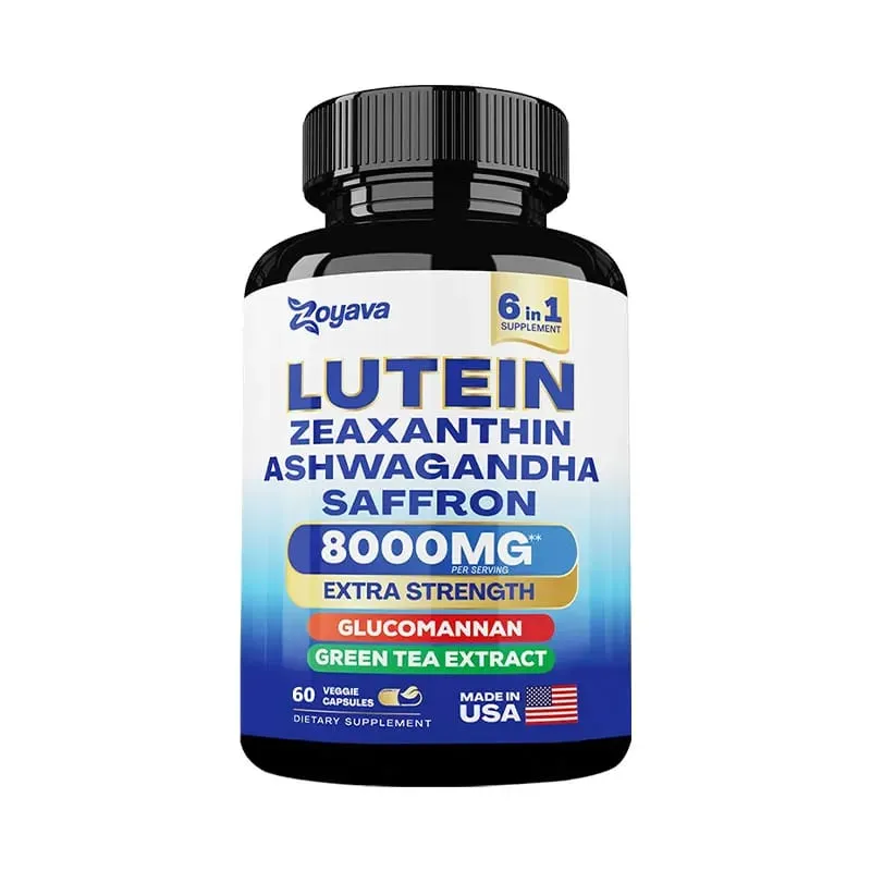 루테인 & 제아잔틴 보충제 성인을 위한 사프란 함유 눈 비타민 8000mg 눈 건강 보충제 시력 지원 — image 9