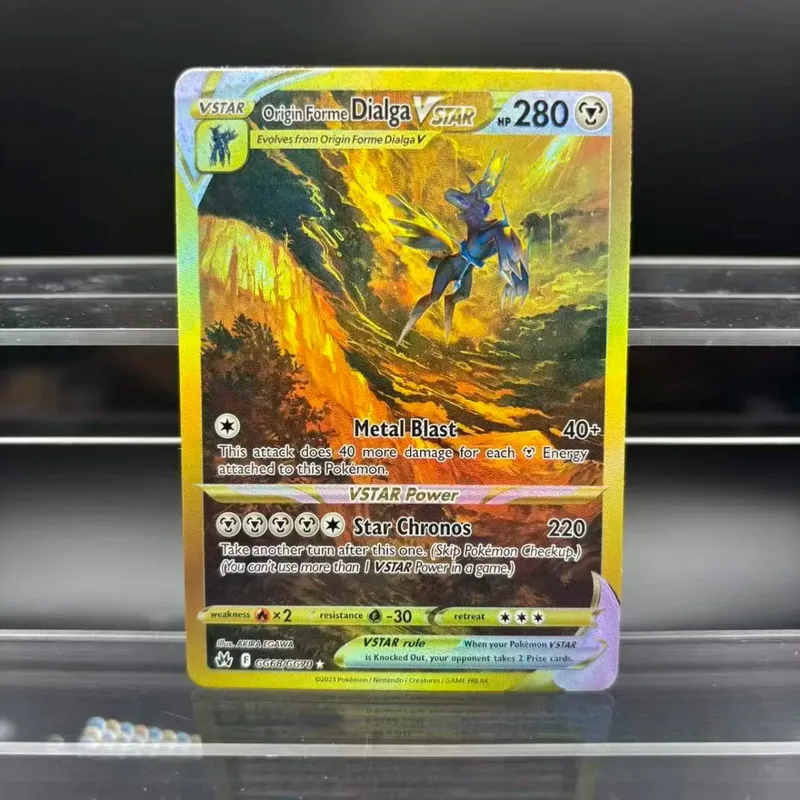DIY Collection Cards Psyduck Salamence Crobat Mewtwo ex EN Self Made Single Card Classic Game Anime Card Gift Toy