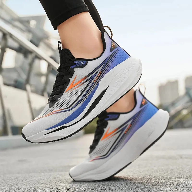 Running Shoes Men Carbon Board Speciality Marathon Men's Sports Breathabe Sneakers Comfortable Athletic Nonskid Shoes For Women — image 5
