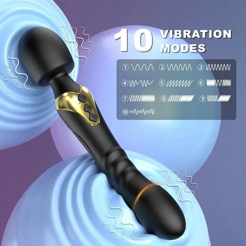 Powerful AV Magic Wand Dildo Vibrator Clitoris Stimulator Vagina Massager G Spot Masturbator Adult Sex Toys for Women