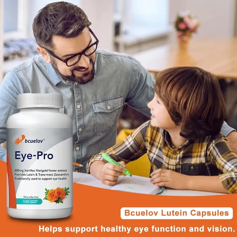 Lutein Capsules - with Zeaxanthin Extract - Supports Eye Health Helps Relieve Eye Strain Improve Vision Health — image 3