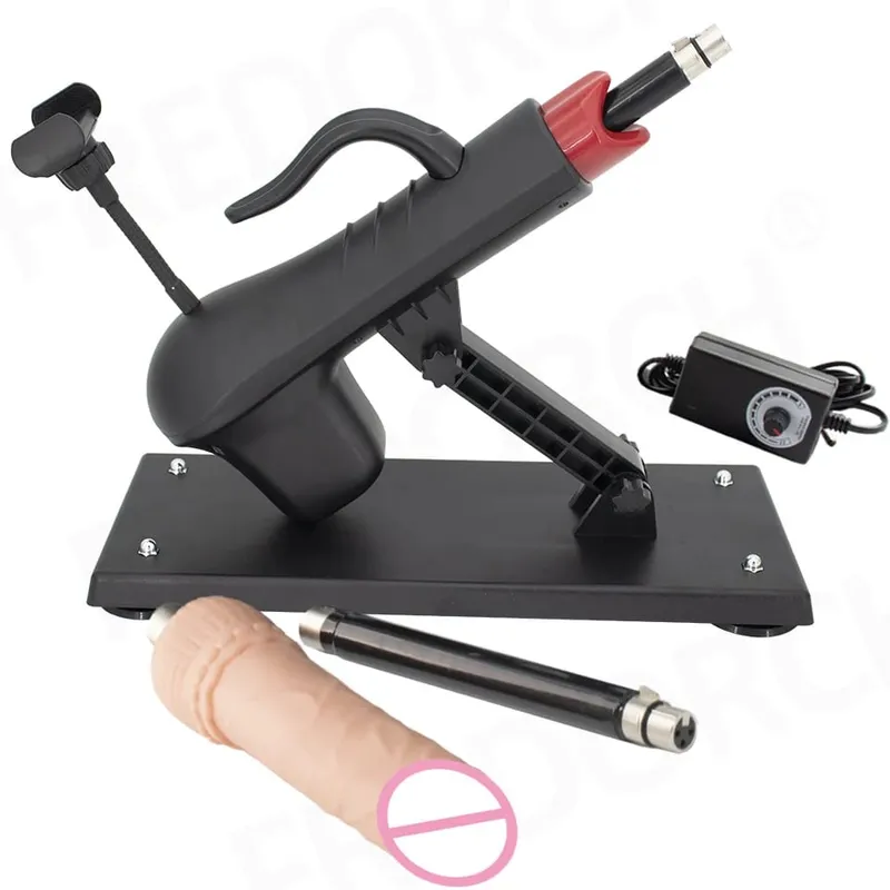 Fredorch Automatic Retractable Sex Pumping Gun Machine with Dildo For Male and Female Masturbation Sex Toy 450 Stroke per minute — image 23