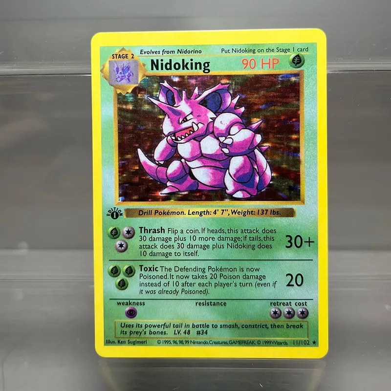 PKM Cards 1st Edition Charizard Blastoise Dragonite 1996 Base Set Single Foil Cards Game Collection Cards PTCG Proxy Cards