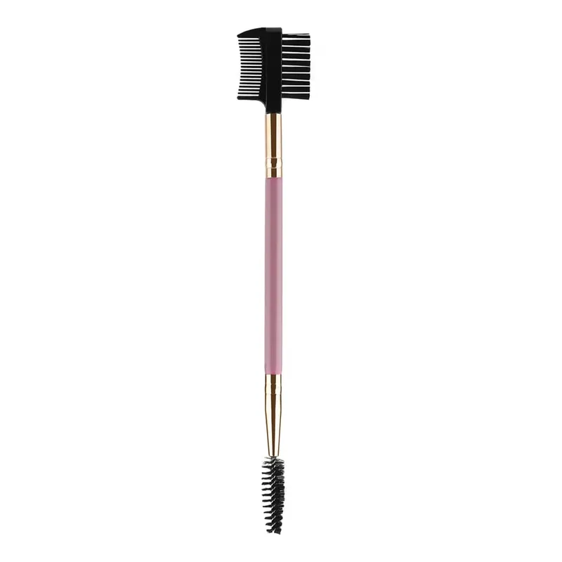 1/2/5PCS 3 Head Eyebrow Eyelash Shaper Double Head Brush Makeup Grooming Tool Cosmetic With 3 Different Spoolie Brushes