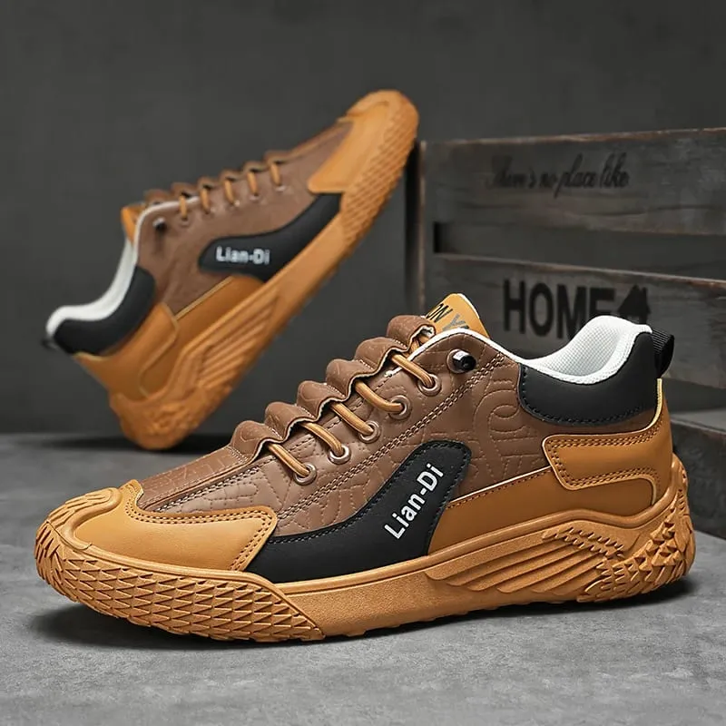 Spring at Autumn Fashion Elastic Band Sneakers para sa Mga Lalaking Versatile Trendy Casual Shoes Mga Sapatos na Pantakbo ng Mag-aaral Soft-Soled Lightweight na Panlalaking Sapatos — image 4