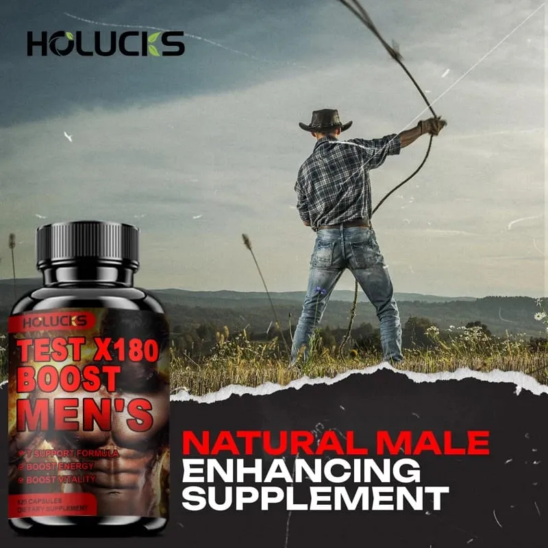 Test X180 Ignite Total Testosterone Booster for Men with Fenugreek Seed Build Lean Muscle Improve Energy & Performance