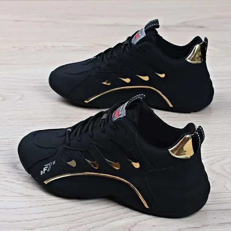 Men New Fashion Casual Sneakers for Light Soft Breathable Vulcanize Shoes High Quality Soft Leather Sneakers Zapatillas De Mujer — image 5
