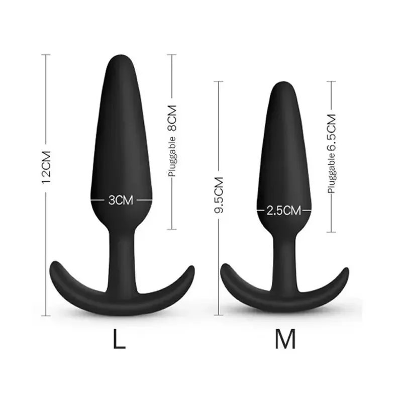 Plug Anal en forme de T en Silicone souple, 3 tailles, stimulateur Anal, jouets sexuels anaux pour hommes/femmes, masseur de Prostate, entraîneur