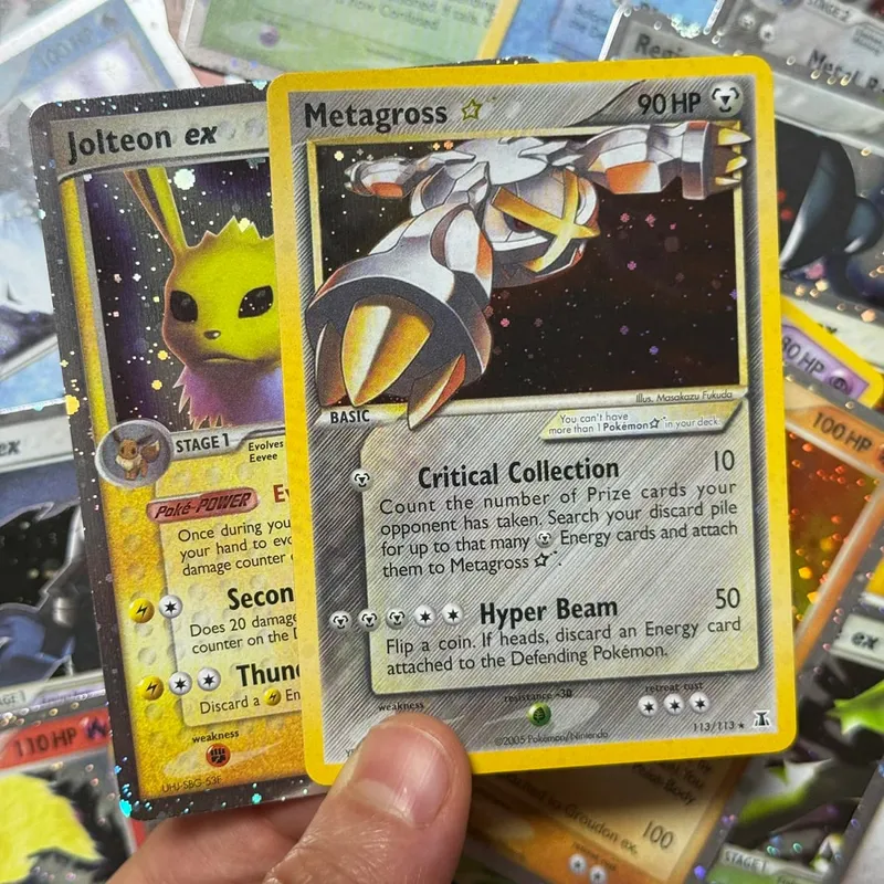 Proxy Cards Holographic Emerald Cacturne Rayquaza Hidden Legends Kyogre Crystal Guardians Alakazam Star Flareon Metagross