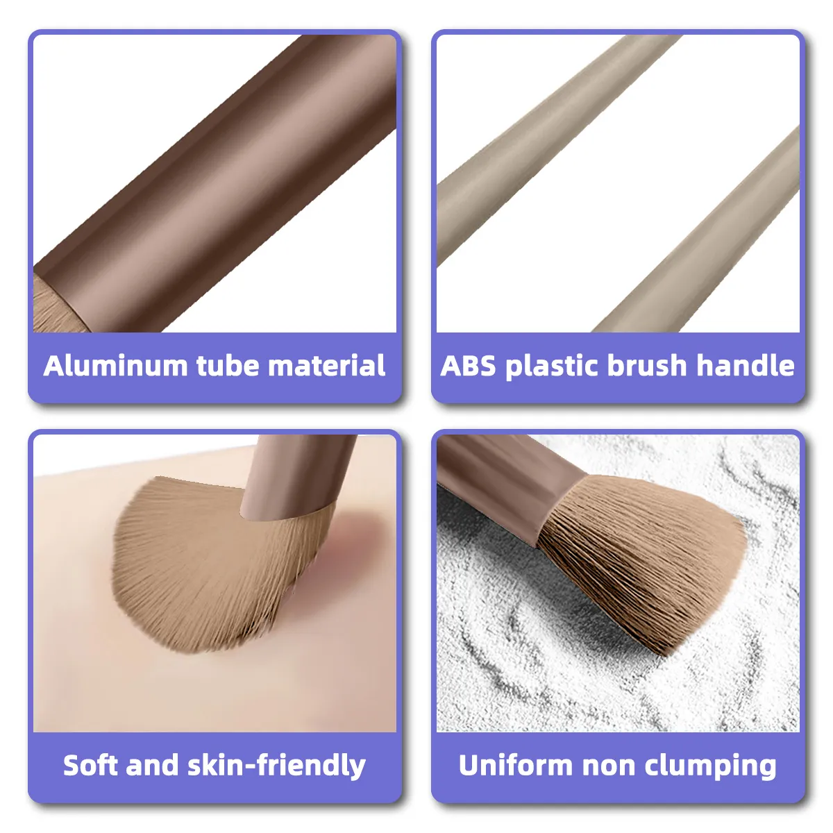 13ks/sada štětců na make-up Sada měkkých kosmetických štětců ze syntetických vláken pro obličej, oči, make-up, oční stíny s úložným pouzdrem