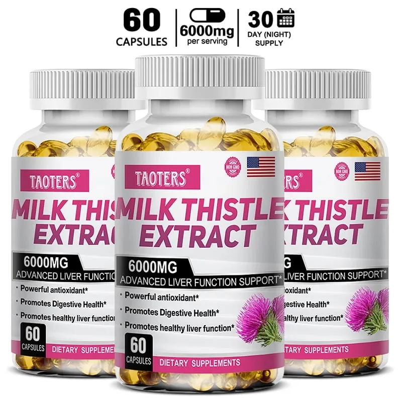 Milk Thistle with Dandelion Root - Liver & Kidney Health Support Supplement - Vegan Non-GMO Gluten Free — image 10
