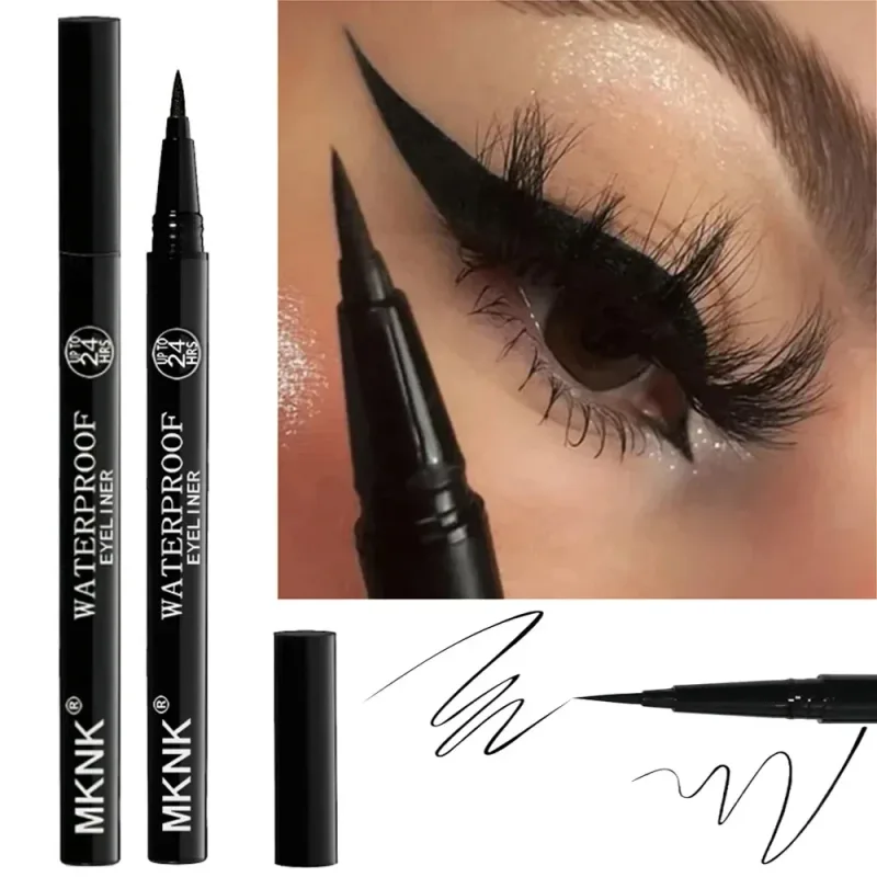 1-20Pcs Waterproof Black Eyeliner Pencils -Smudge-Proof Long-Lasting & Beginner-Friendly Smooth High Pigmented Punk Eye Makeup