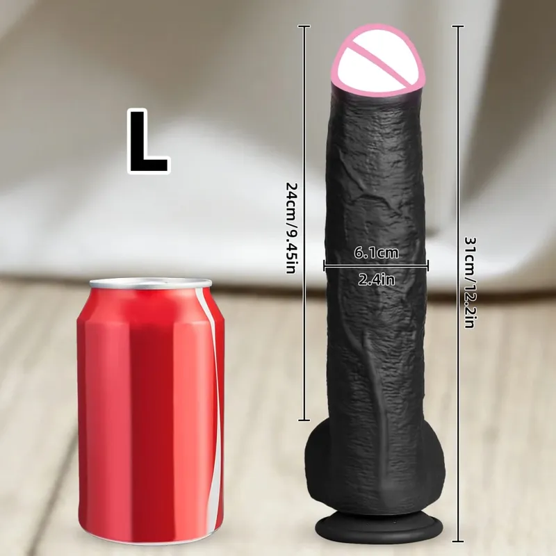Realistic Long Dildo Black Anal Plug Zabawki Erotyczne Big Penis Butt Plug Long Dick Sex Toys for Women Men Phallus Anal Dilator — image 9