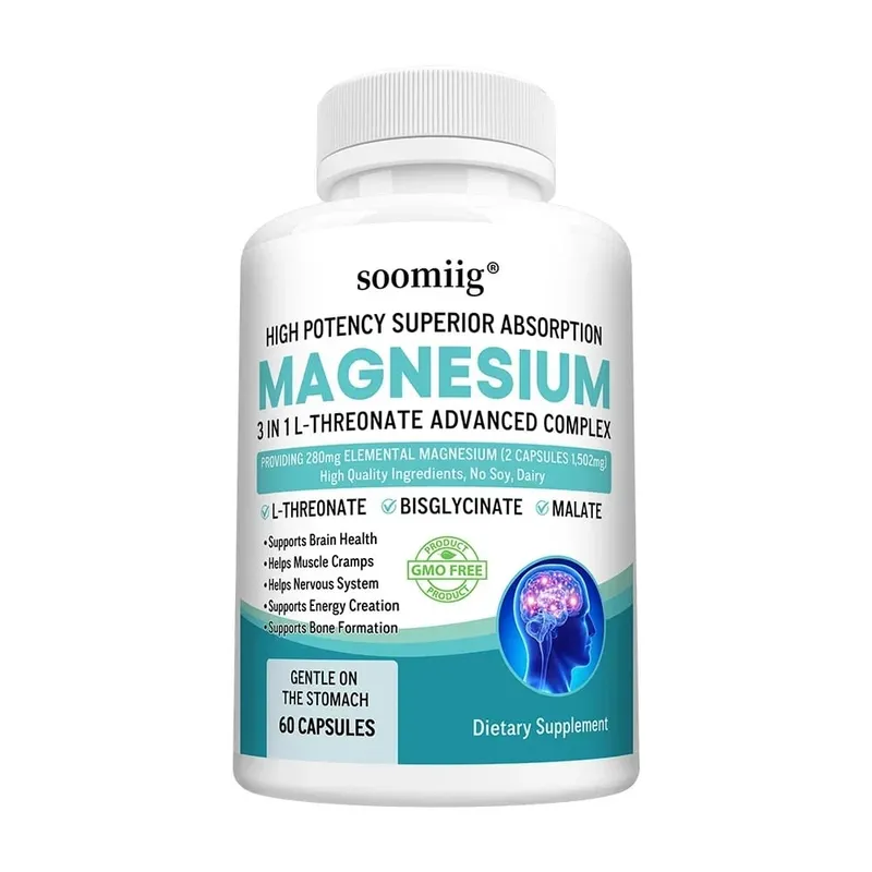 3-in-1 - Magnesium L-Threonate Glycinate Malate Brain Health Sleep Support Enhanced Immunity Energy Metabolism — image 9