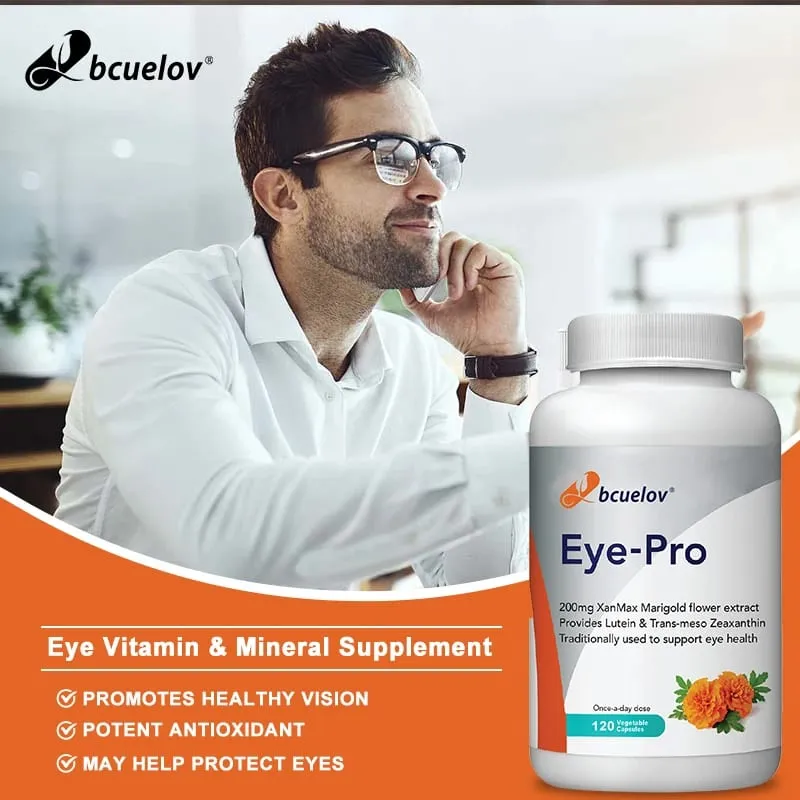 Lutein Capsules - with Zeaxanthin Extract - Supports Eye Health Helps Relieve Eye Strain Improve Vision Health — image 2
