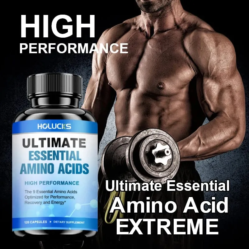 Ultimate Essential Amino Acids Supplement Support Muscle Repair Recovery & Boost Energy for Gym & Fitness Enthusiasts