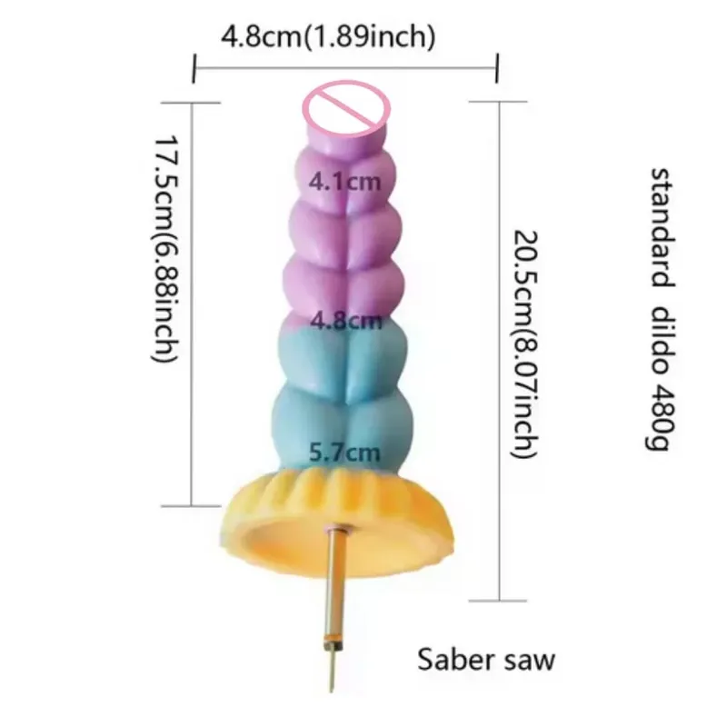 Saber Jigsaw Reciprocating Saw Large Silicone Dildos Reciprocating Saw 3XLR VAC-U-LOCK Adapter Attachments Sex Machine — image 24