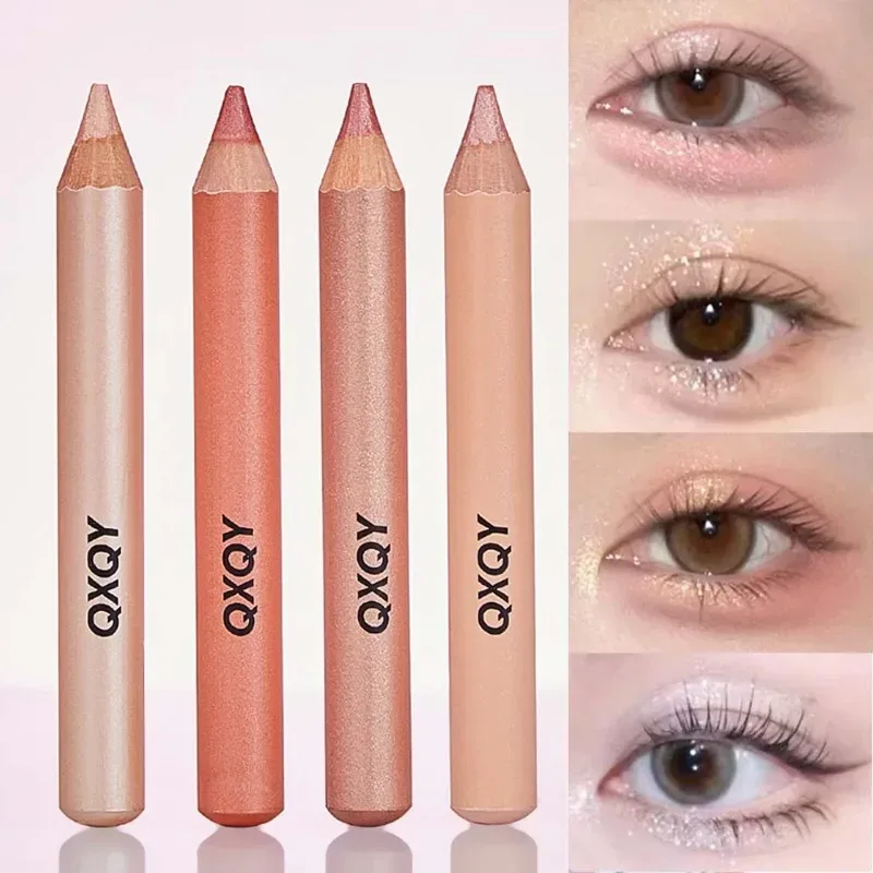 3D Under-Eye Highlighter Pen Waterproof Smudge Long-Lasting Sparkling Silkworm Pen Multi-Use Eye Liner Brightening Eye Makeup