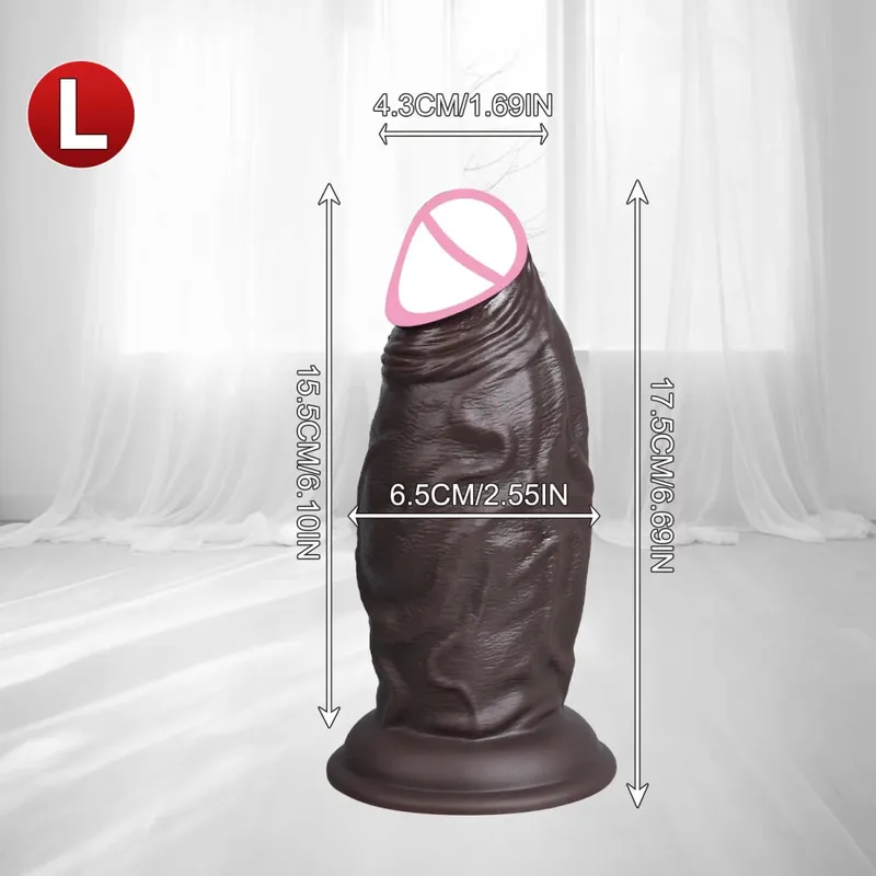 Super Big Black Anal Dildo Penis Prostate Massager Soft Silicone Sexy Adult Masturbator Oversized Strap-on Dildos Anal Sex toys — image 9