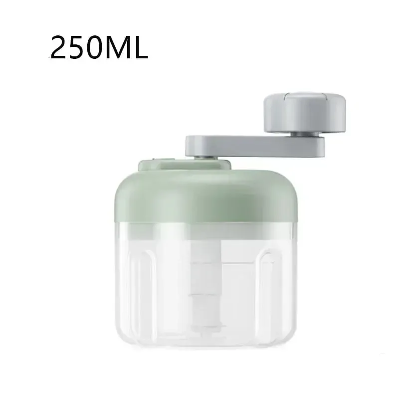 Multifunktionel grøntsagshakker Lille foodprocessor Manuel hånddrevet madhakker Hakkerværktøj Hvidløg Køkkengadgets