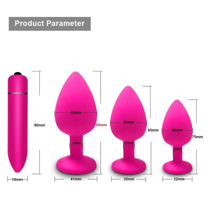 Soft Silicone Anal Butt Plug Unisex Sex Toys Men Prostate Massager Adult Gay Ass Stuffed Anal Trainer Massager for Couples — image 14
