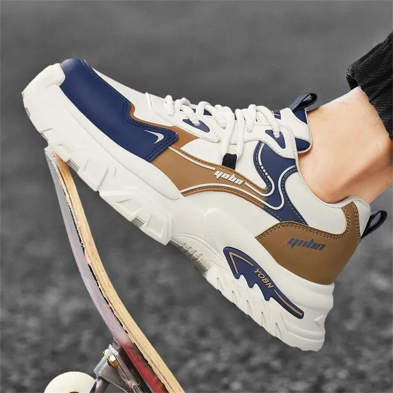 Chunky sneakers four season breathable lightwight outdoor casual walking shoes fashion soft sole sports running shoes board shoe