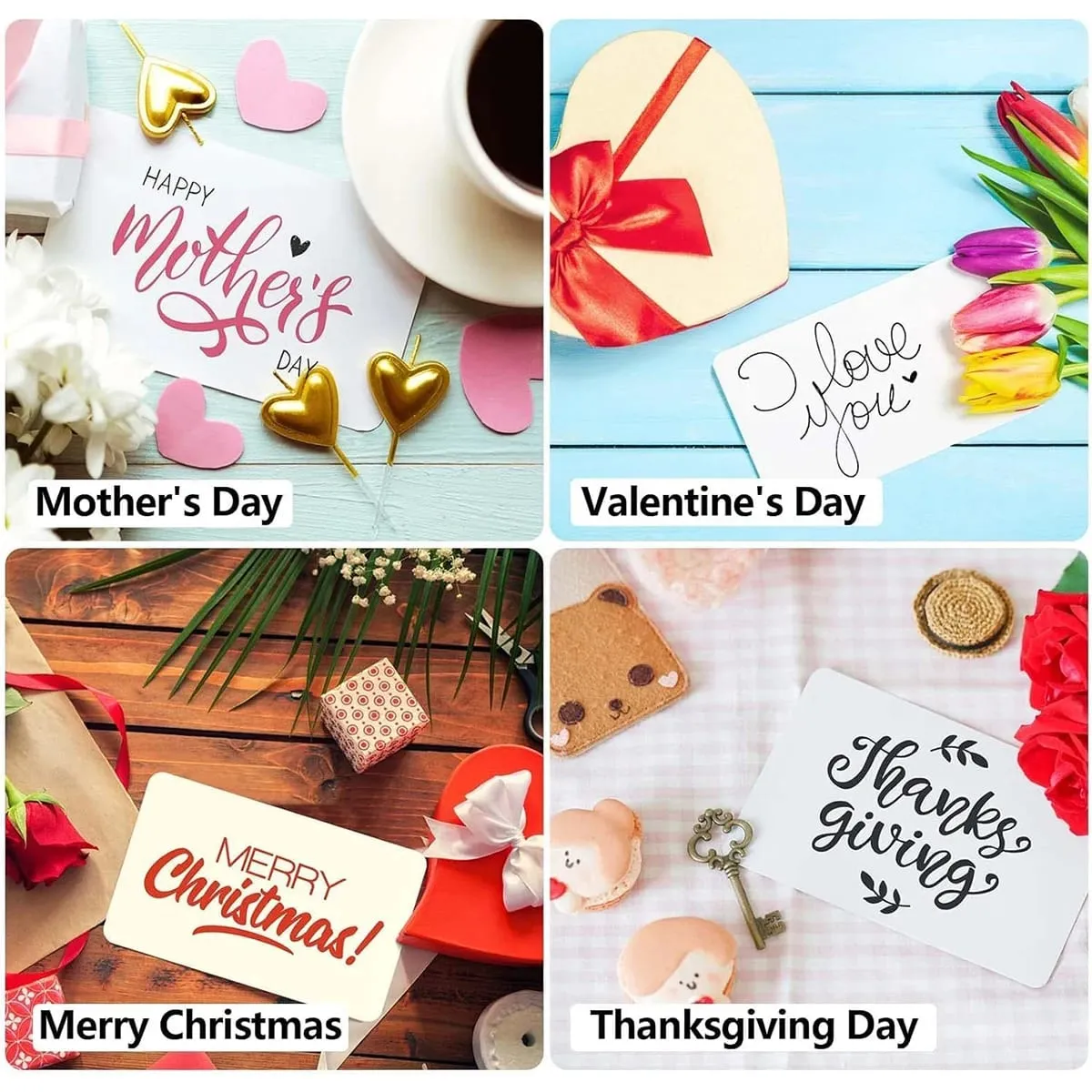 100Pcs Blank Cards 9x5.5cm Thick Cardstock Business Gift Cards Message Note Cards School Supplies White Black — image 5