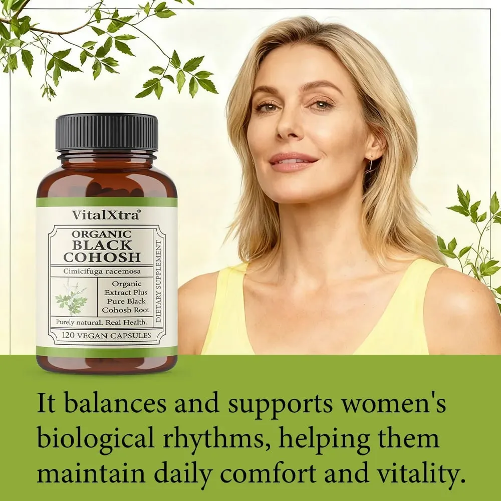Black Cohosh Root Regulates Endocrine Function Improves Sleep Quality Relieves Menopausal Symptoms Help Cardiovascular Health