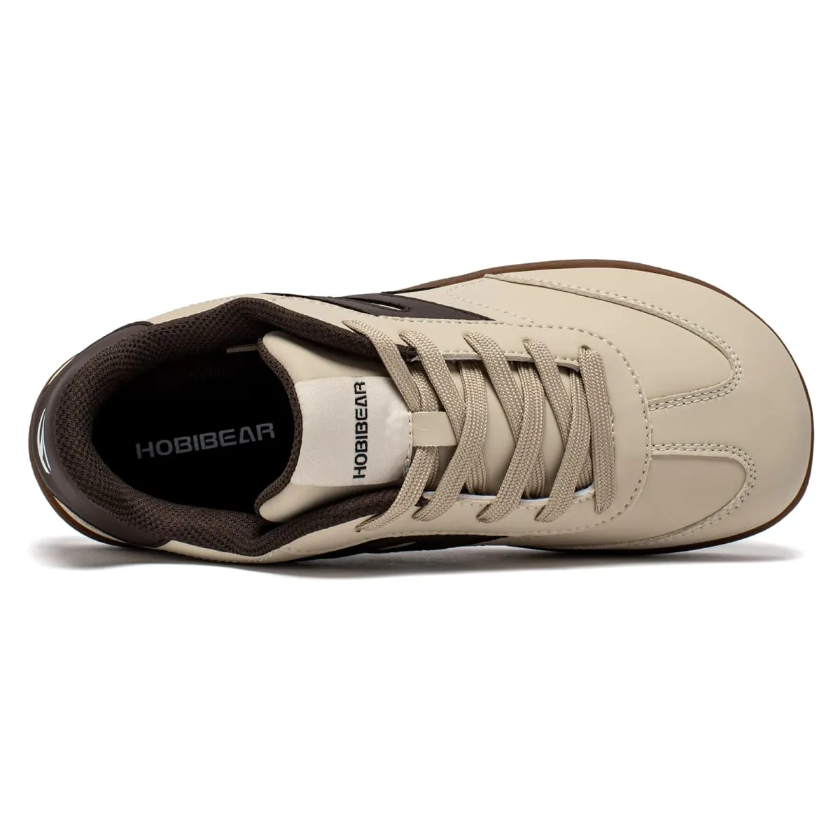 Wide Toe Shoes Unisex Artificial Leather Barefoot Sneakers Casual Retro Zero Drop Shoes for Women Men — image 4