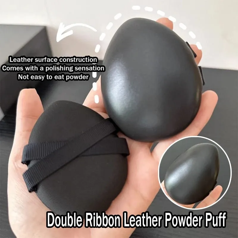 1/2PCS Not Eat Foundation Makeup Sponge Puff Dry Wet Dual-use Soft Cotton Air Cushion Leather Surface Powder Puff Makeup Tools — image 1