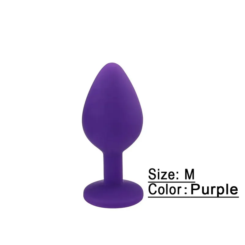 S/M/L Soft silikonový anální kolík Mini Erotický anální kolík Sexuální hračka pro začátečníky Muži Ženy Gay páry Stimulátor prostaty Anální sexuální hračka